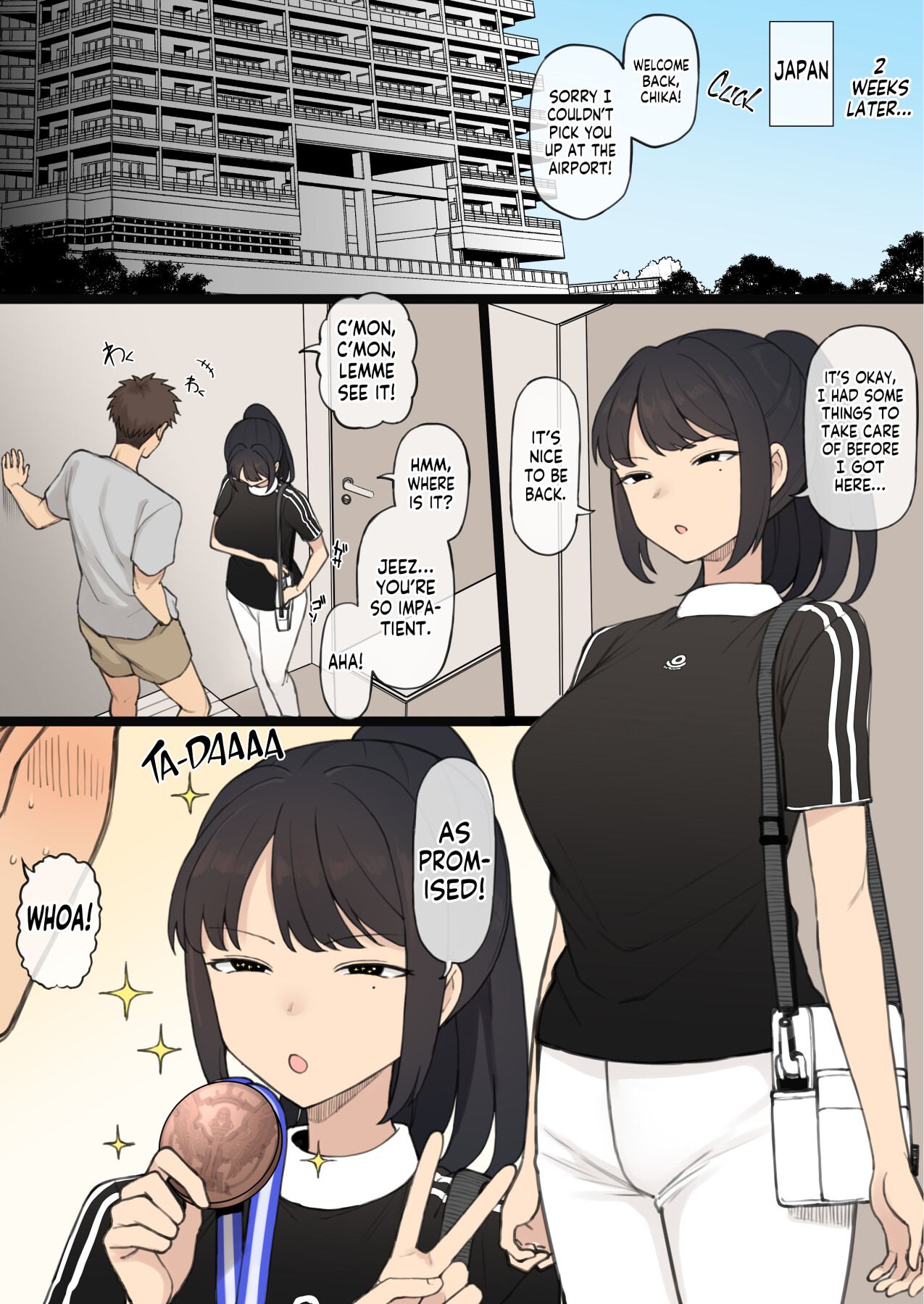 Hentai Manga Comic-Athletic x Couple x Netorase-Read-3